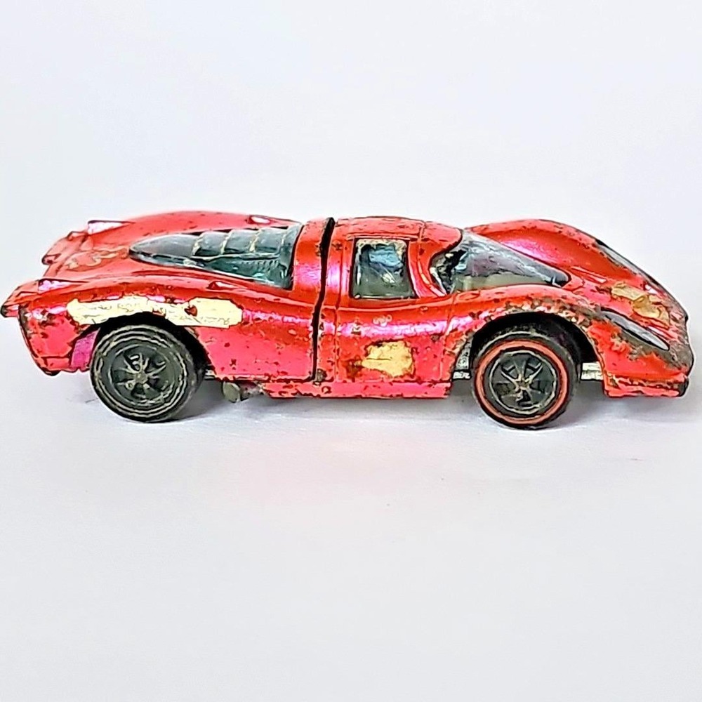 Hot Wheels 1969 Redline Magenta Pink Porsche 917 Vintage Diecast Car 1778